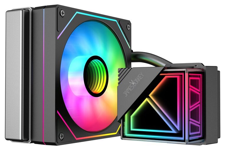 James Donkey Lugis Jdc120 Argb 120Mm Sıvı İşlemci Soğutucu Am5 Ve Lga1700 Uyumlu