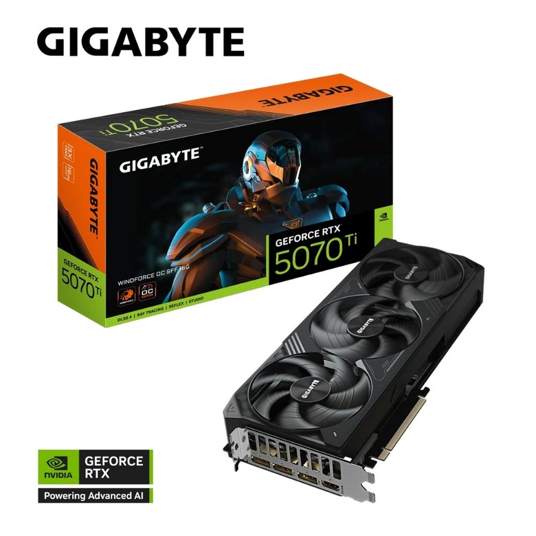 Gıgabyte Gv-N507Twf3Oc-16Gd Rtx5070Tı Wındforce