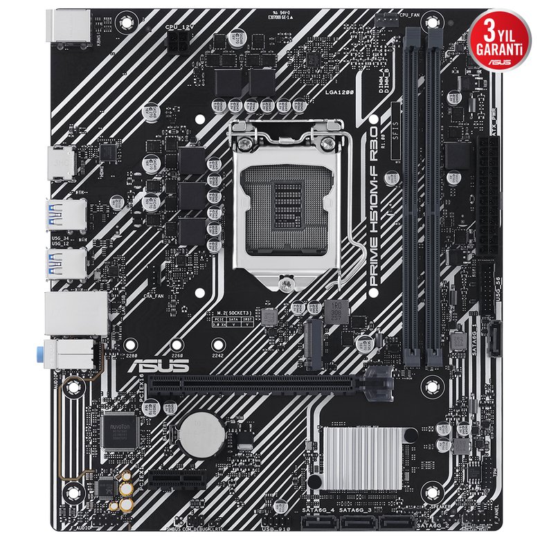 Asus Prıme H510M-F R3.0-Csm Intel H470 Lga1200 Hdmı Vga Anakart