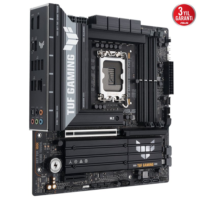 Asus Tuf Gaming B860M-Plus 1851 Soket Ddr5 Dp Hdmı Matx Anakart