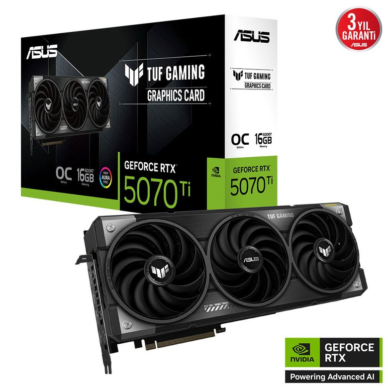 Asus Tuf-Rtx5070Tı-O16G-Gaming Vga