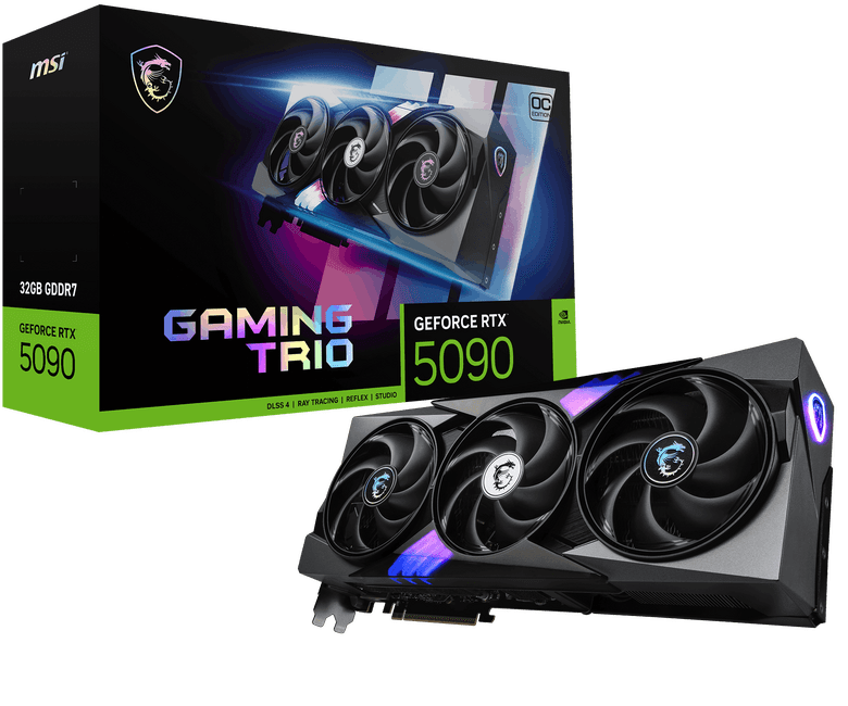 Msı Geforce Rtx 5090 32G Gaming Trıo Oc Gdrr7 256 B Dx12 Pcıe 5.0 X16 (3Xdp 1Xhdmı)