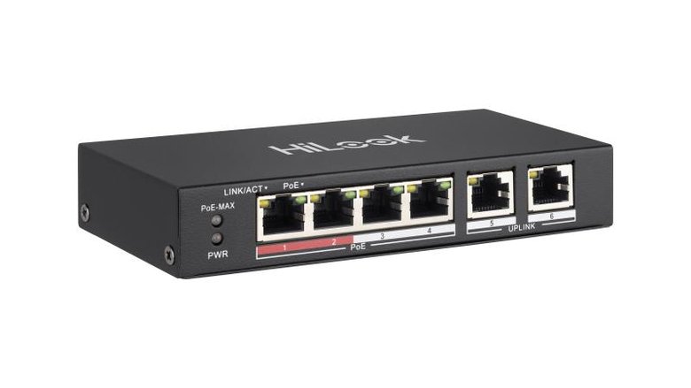 Hılook Ns-0106P-35 4Xfe + 2Xge Yönetilemez 35W Poe Switch