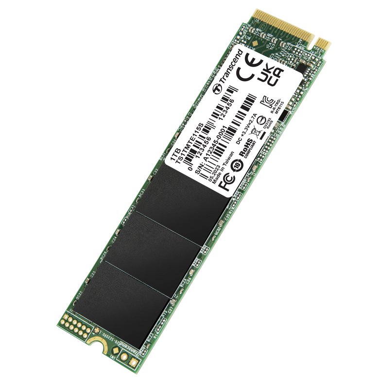 Transcend 115S 1Tb 3200/2000Mb/S Nvme M.2 Ssd Disk (Ts1Tmte115S)