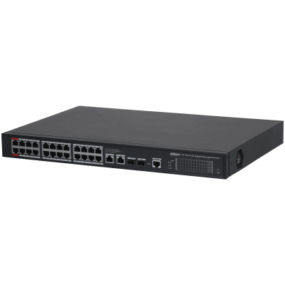 Dahua S4228-24Gt-360 24 Port 24Xge-2Xge-2Xge/Sfp Yönetilebilir 360W Poe Switch