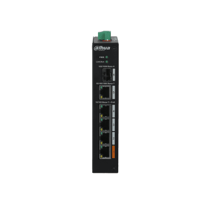Dahua Pfs3106-4Et-60 4 Port 4Xfe-2Xfe Yönetilemez 60W Poe Switch