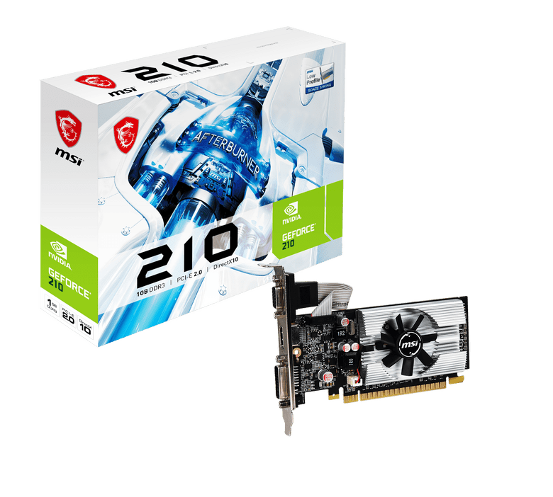 Msı N210-1Gd3/Lp 64Bit 1Gb Ddr3 Vga Dvı Hdmı 64B