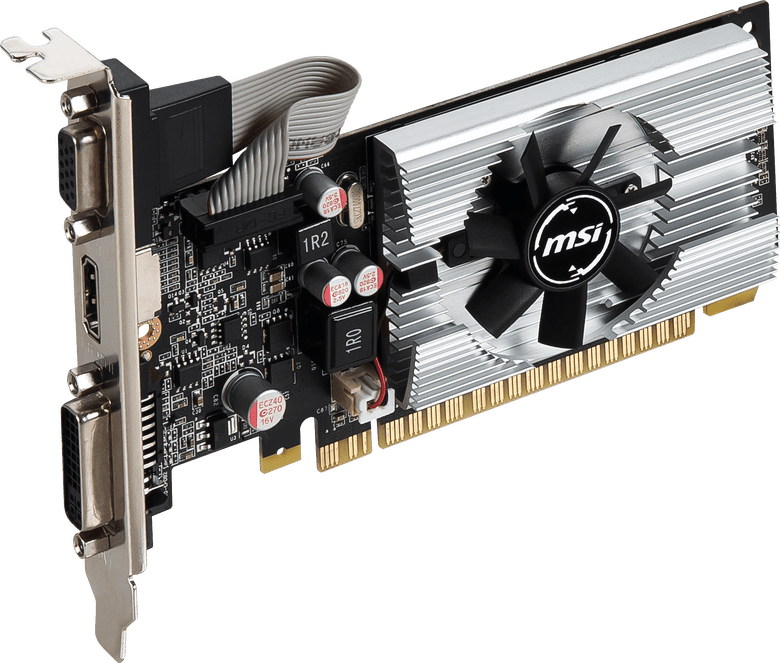 Msı N210-1Gd3/Lp 64Bit 1Gb Ddr3 Vga Dvı Hdmı 64B