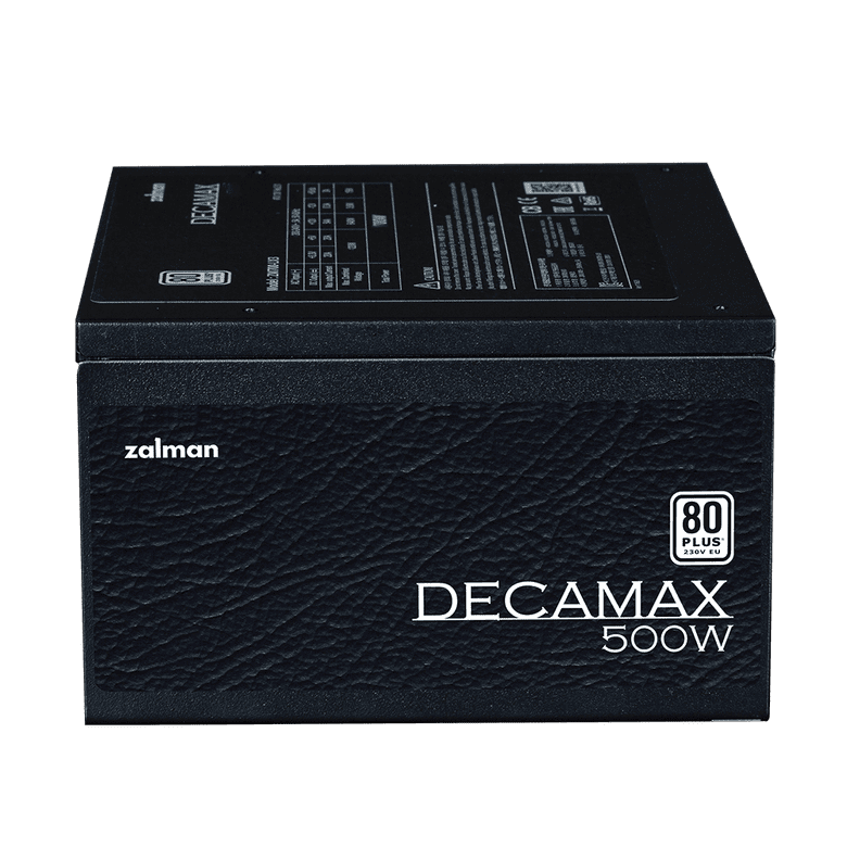 Zalman Decamax 500W Zm500-Lx3 80+ Standard Power Supply