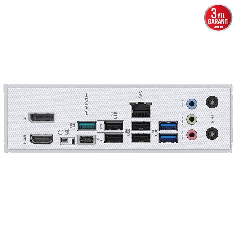 Asus Prıme Z890-P WiFi Ddr5 4Xm2 Usb3.2 Rgb Lan Atx