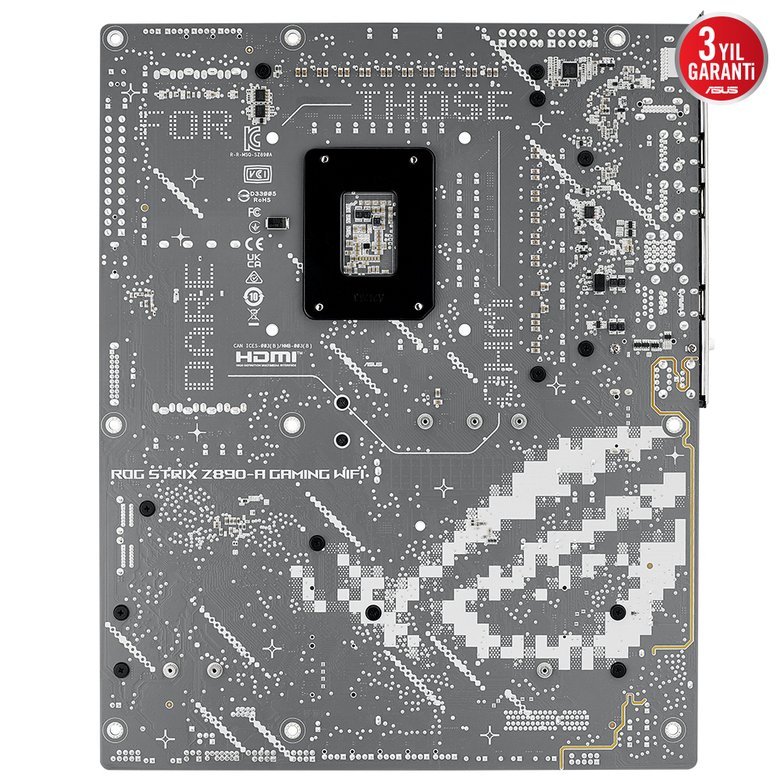 Asus Rog Strıx Z890-A Gaming WiFi Ddr5 5Xm2 Usb3.2 Rgb Lan Atx