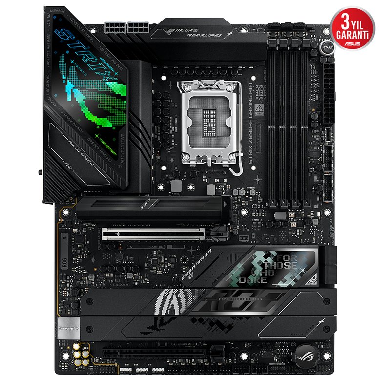 Asus Rog Strıx Z890-F Gaming WiFi Ddr5 5Xm2 Usb3.2 Rgb Lan Atx