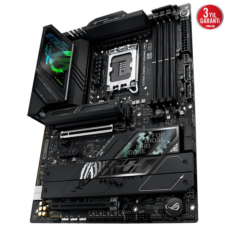 Asus Rog Strıx Z890-F Gaming WiFi Ddr5 5Xm2 Usb3.2 Rgb Lan Atx