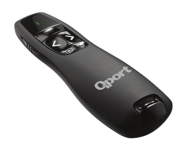 Qport Q-Sun400 2.4 Ghz Usb Kırmızı Lazerli Sunum Kumandası - Presenter