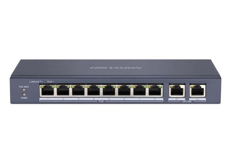 Hıkvısıon Ds-3E0310P-E/M 8Xfe+2Xfe 65W Poe Switch