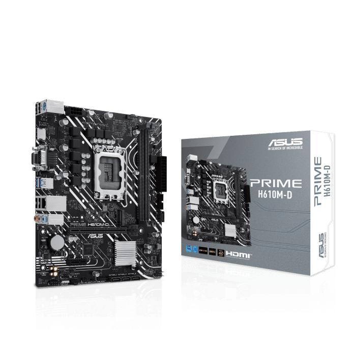 Asus Prıme H610M-D Ddr5 5600Mhz M.2 Hdmı Matx 1700P