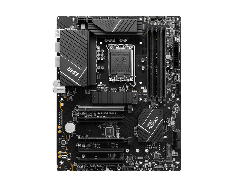 Msı Pro B760-P Ddr4 Iı 5333(Oc) Pcı-E M.2 Hdmı Dp Atx 1700P