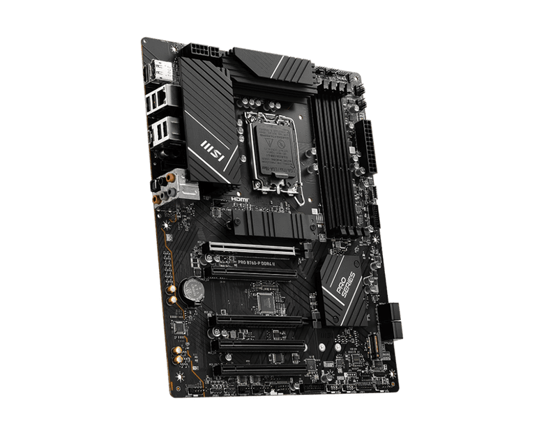 Msı Pro B760-P Ddr4 Iı 5333(Oc) Pcı-E M.2 Hdmı Dp Atx 1700P