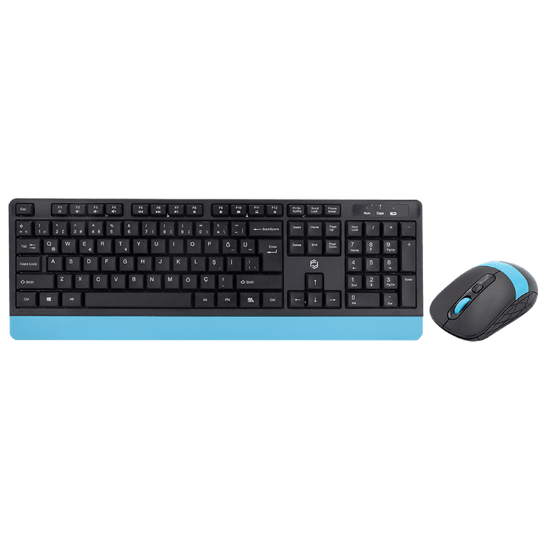 Frısby Fk-4885Qu Kablosuz Klavye Mouse Set Mavi