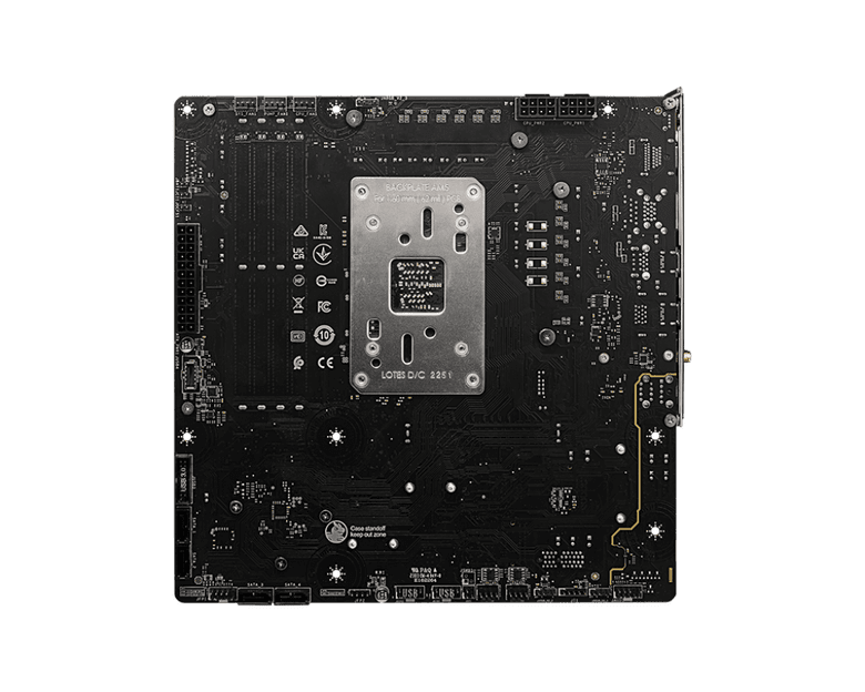 Msı B650M Project Zero Am5 Ddr5 7600Mhz(Oc) Hdmı Dp M.2 Usb3.2 2.5G Lan WiFi 6E Matx