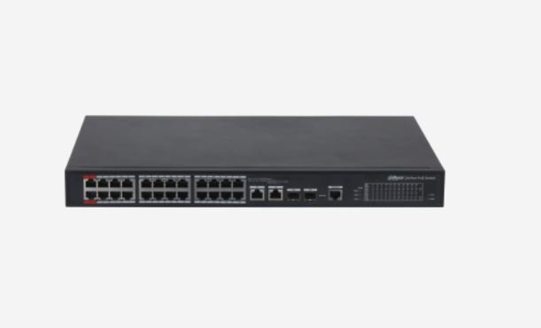 Dahua Pfs4226-24Et-240 24 Port 24Xfe-2Ge-2Sfp Yönetilebilir 240W Poe Switch