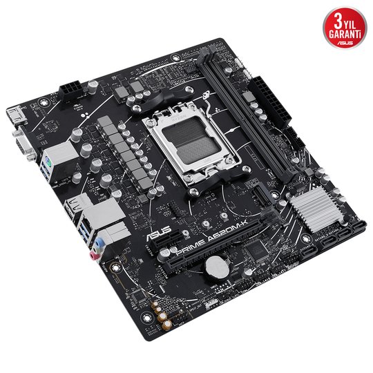 Asus Prıme A620M-K Ddr5 6400+(Oc) Hdmı Vga M.2 Am5