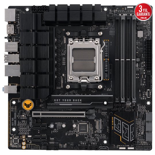 Asus Tuf Gaming B650M-E Ddr5 6400+(Oc) Dp Hdmı M.2 Am5