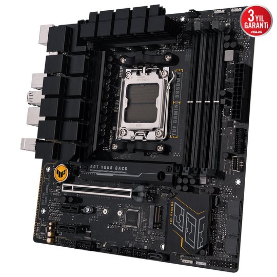 Asus Tuf Gaming B650M-E Ddr5 6400+(Oc) Dp Hdmı M.2 Am5
