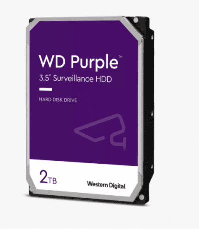 2Tb Wd Purple Sata 6Gb/S 64Mb Dv 7X24 Wd23Purz