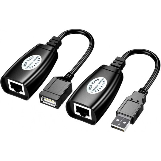 Qport Q-Ux2 60M Usb Extender 2'Li Paket