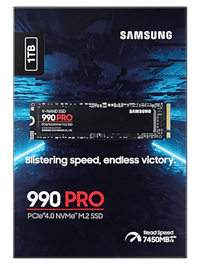 1Tb Samsung 990 Pro 7450/6900Mb/S M.2 Nvme Mz-V9P1T0Bw (Resmi Distribütör Garantili)