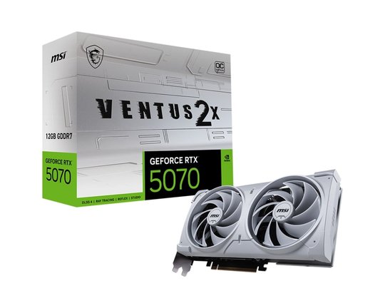 Msı Geforce 5070 12G Ventus 2X Oc Whıte 192Bıt Vga