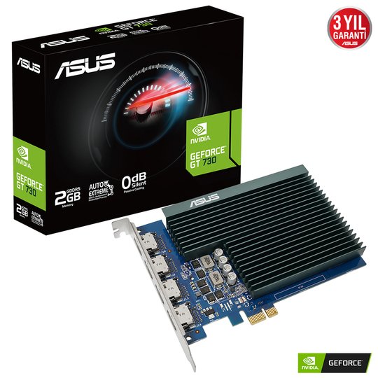Asus Gt730-4H-Sl-2Gd5 2Gb Gddr5 Hdmı 64Bit