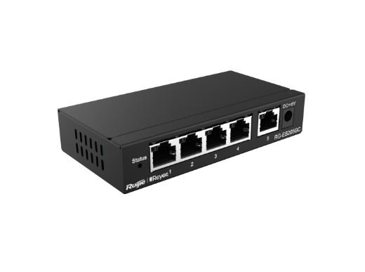 Ruijie-Reyee Rg-Es205Gc 4Xge-1Xge Uplink Yönetilebilir Network Switch