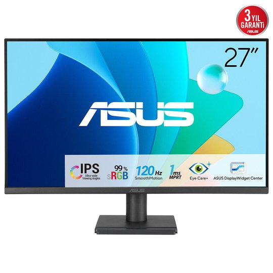 27 Asus Va279Hg 120Hz 1Ms Eye Care Monıtor