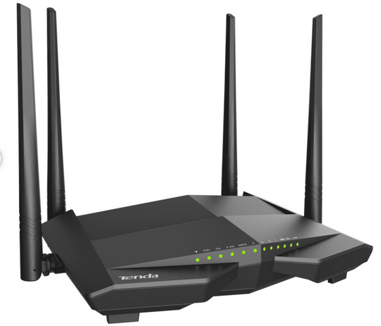 Tenda V12 Ac1200 4Port Adsl/Vdsl 1200Mbps Modem/Router
