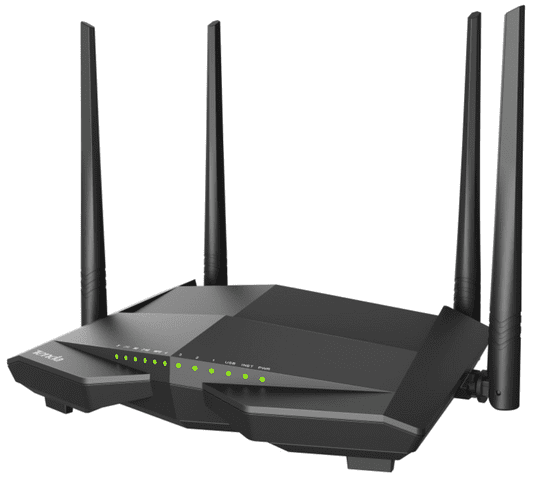 Tenda V12 Ac1200 4Port Adsl/Vdsl 1200Mbps Modem/Router