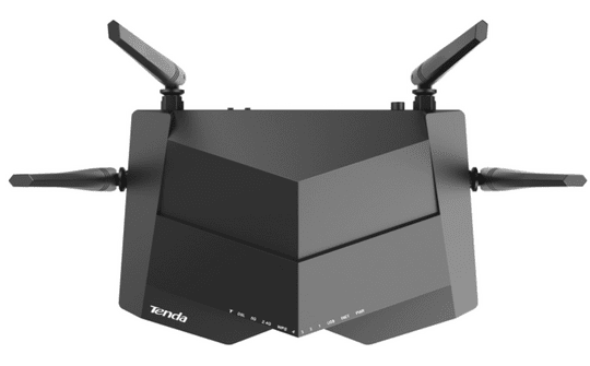 Tenda V12 Ac1200 4Port Adsl/Vdsl 1200Mbps Modem/Router