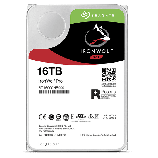 16Tb Seagate Ironwolf 7200 256M  Nas St16000Nt001