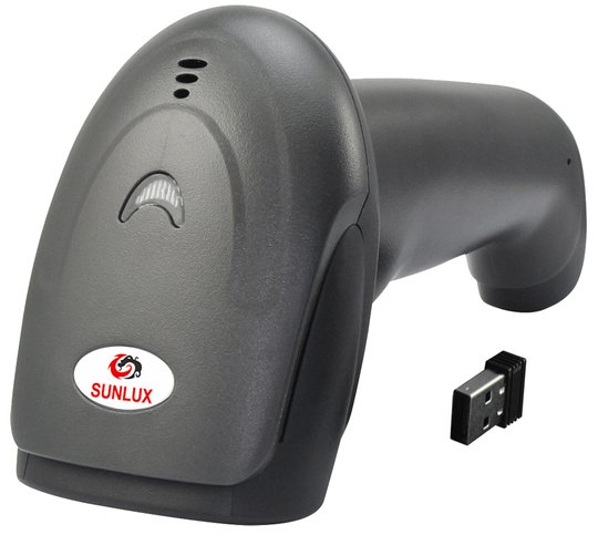 Sunlux Xl-9309B 1D Kablosuz Lazer Barkod Okuyucu