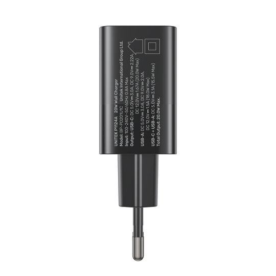 Unitek 20W Hızlı Şarj Adaptörü 1*Usb-C (P1124Abk-Eu)