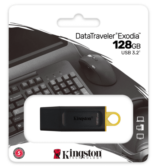 128Gb Usb3.2 Gen1 Dtx/128Gb Exodia Kıngston