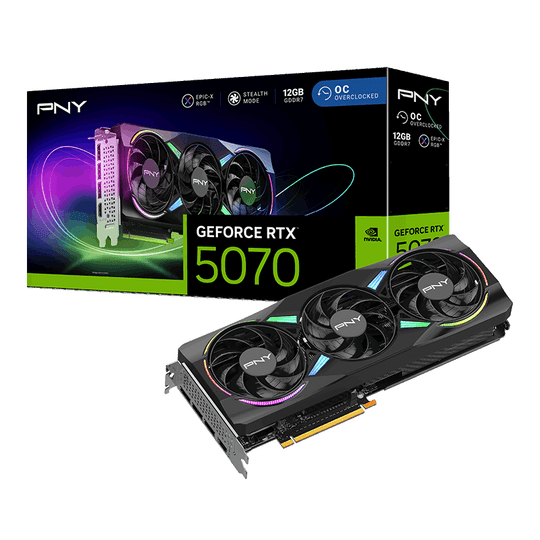 Pny Rtx 5070 Argb Epıc-X 12Gb Gddr7 192Bit (Vcg507012Tfxxpb1-O) Ekran Kartı