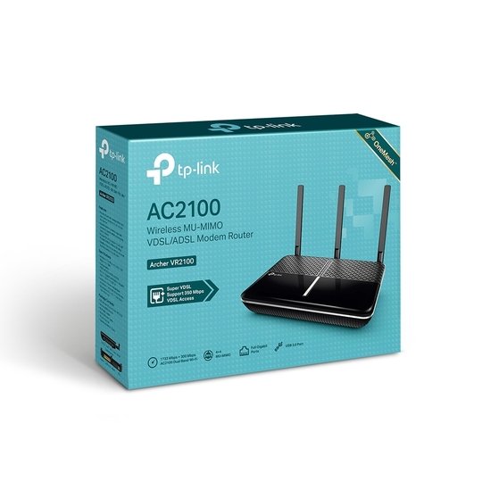 Tp-Lınk Archer Vr2100 4Port Vdsl/Adsl 2100Mbps Modem Router