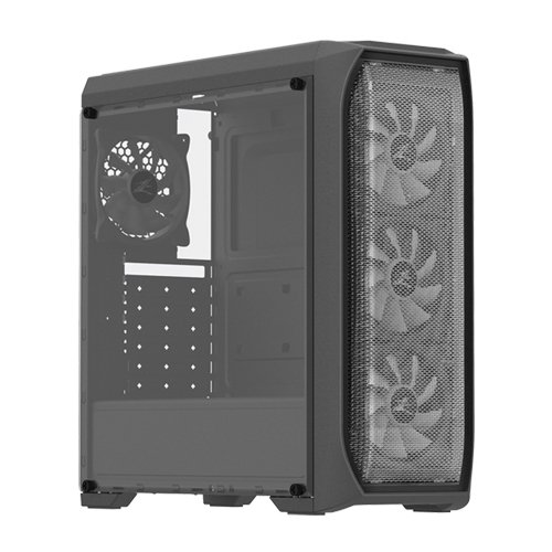 Zalman N5Mf 600W Atx 4Xrgb Fan Midt Kasa
