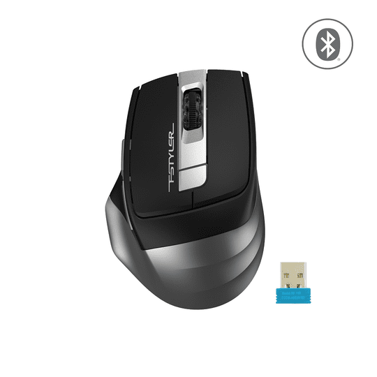 A4 Tech Fb35 Optık Mouse Bluetooth+Nano Usb Gri