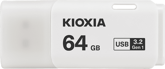64Gb Usb3.2 Gen1 Kıoxıa Beyaz Usb Bellek Lu301W064Gg4