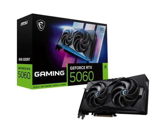 Msı Geforce Rtx 5060 8G Gaming Oc Gddr7 128B Dx12 Pcıe 5.0 X16 (3Xdp 1Xhdmı)