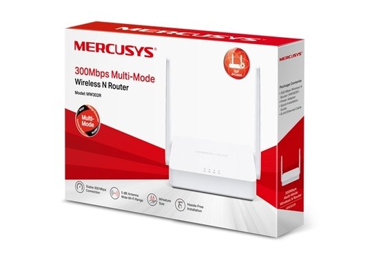 Tp-Lınk Mercusys Mw302R 3Port 300Mbps A.Poınt/Router