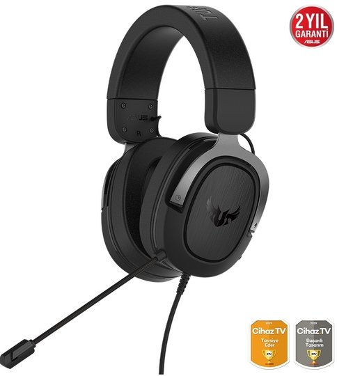 Asus Tuf Gaming H3 Gun Metal 7.1 3.5Mm Kulaklık